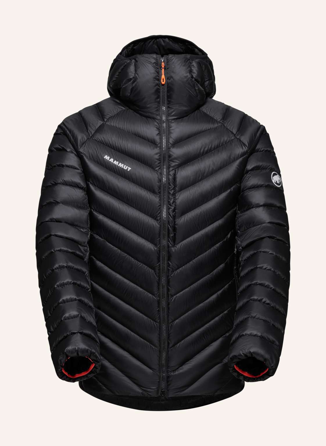 Mammut Daunenjacke Broad Peak In Mit Kapuze schwarz von mammut