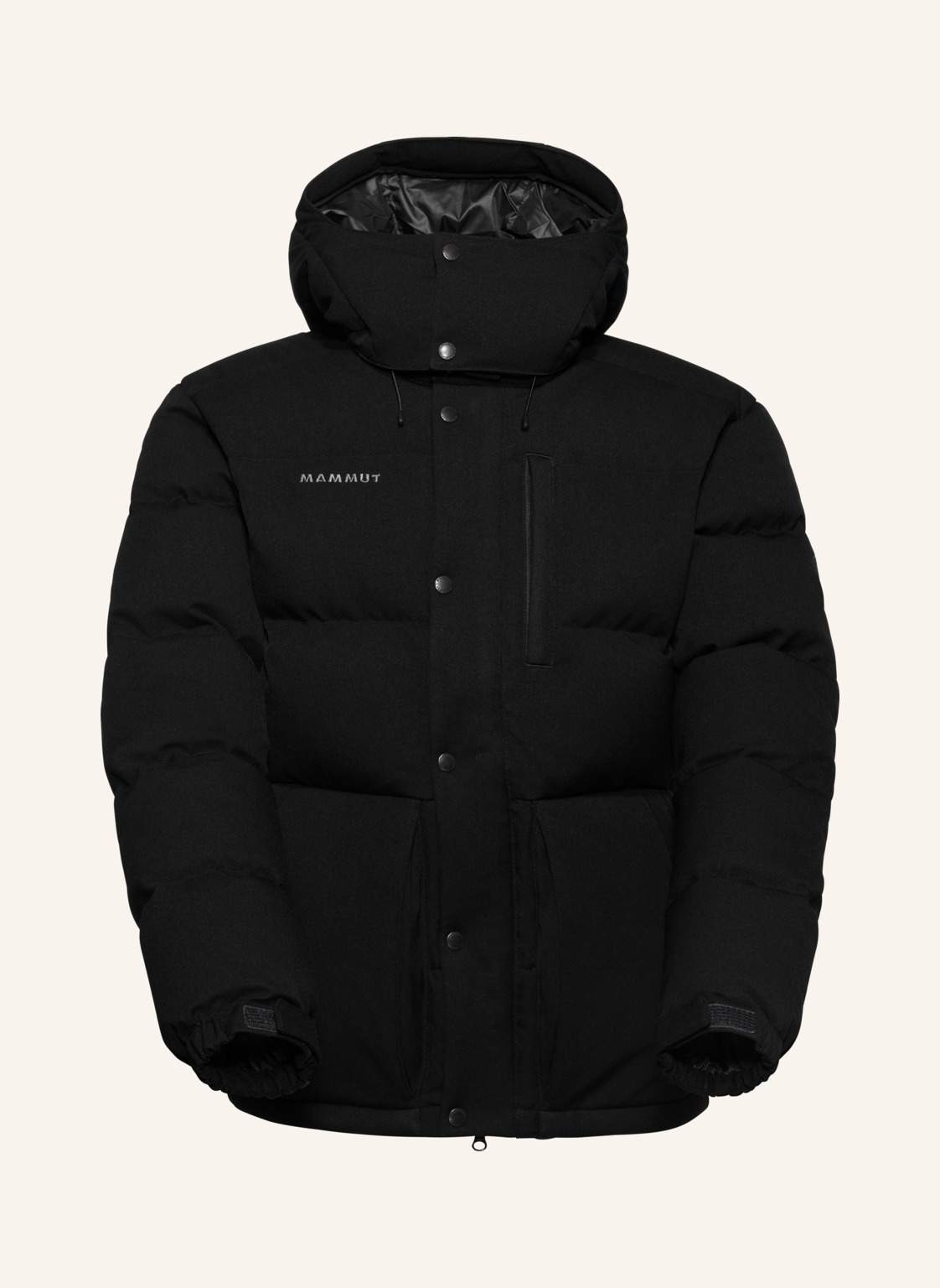 Mammut Daunenjacke Roseg 2.0 In Mit Abnehmbarer Kapuze schwarz von mammut