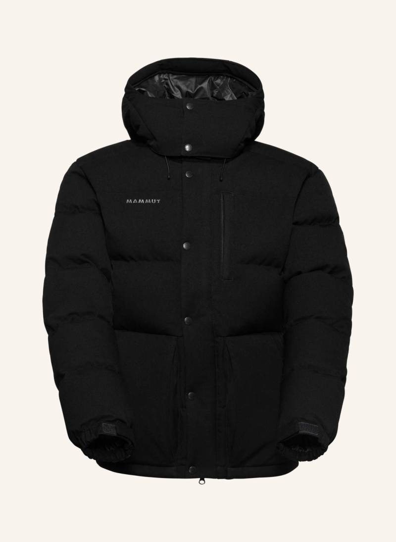 Mammut Daunenjacke Roseg 2.0 In Mit Abnehmbarer Kapuze schwarz von mammut