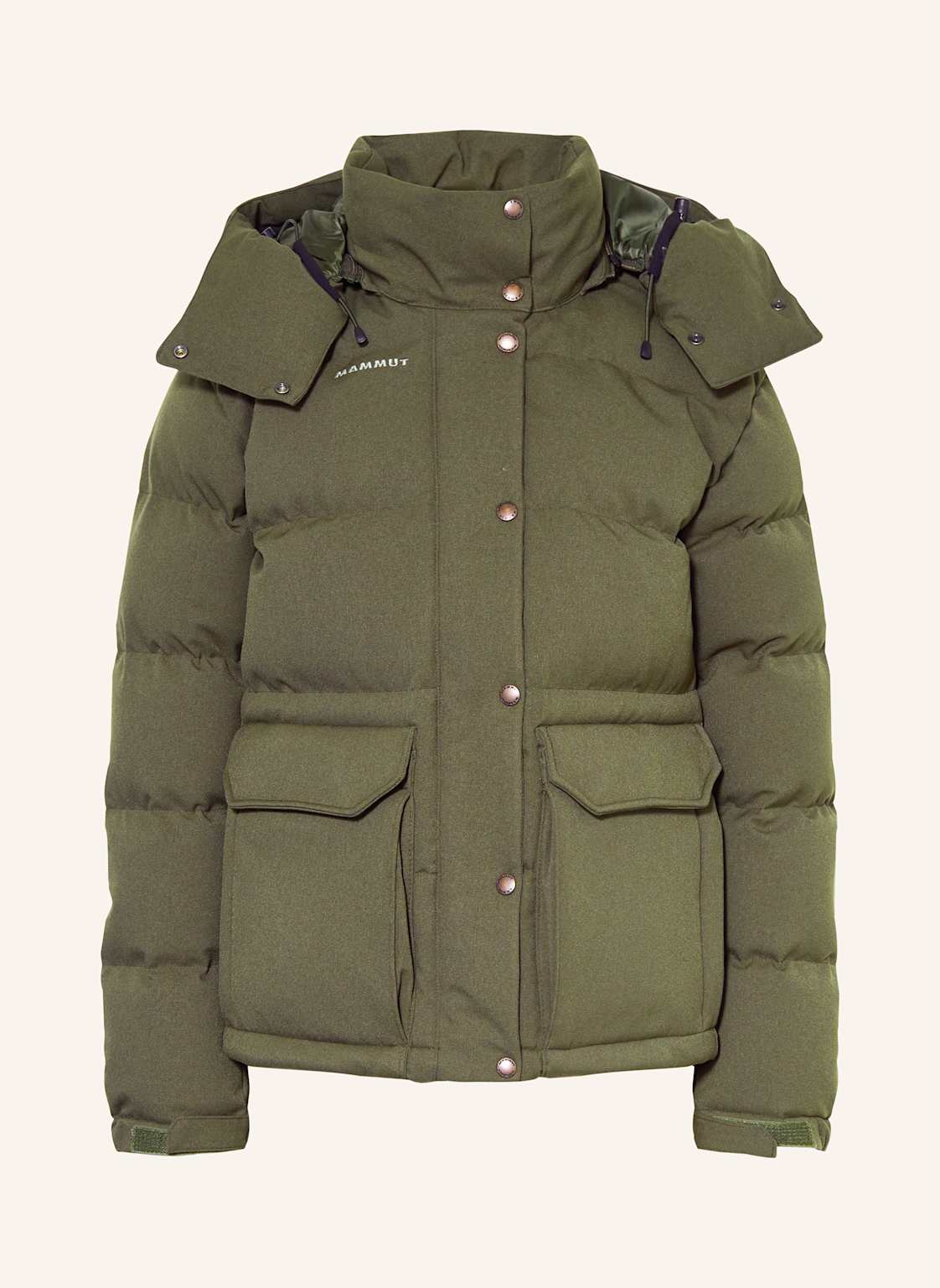 Mammut Daunenjacke Roseg 2.0 In gruen von mammut