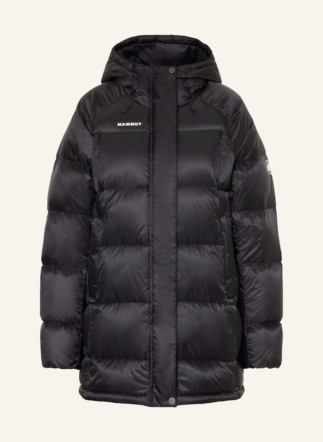 Mammut Daunenmantel Glacier Glow In schwarz von mammut