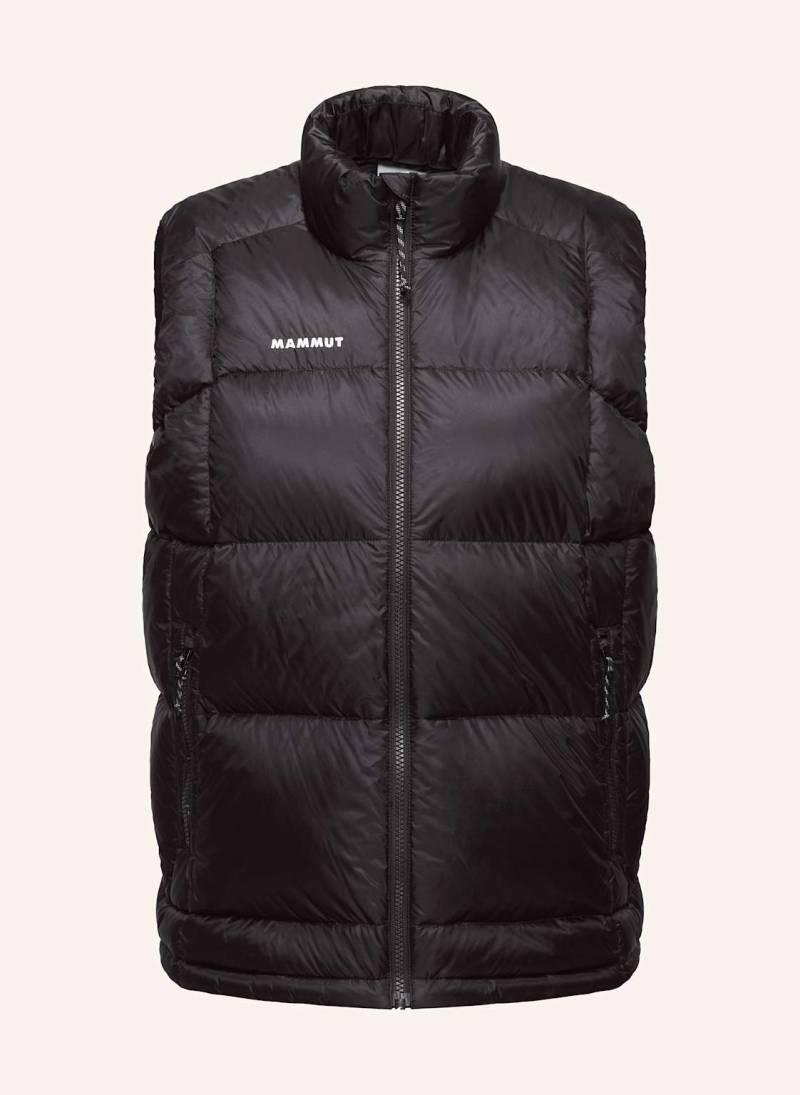 Mammut Daunenweste Glacier Glow In schwarz von mammut
