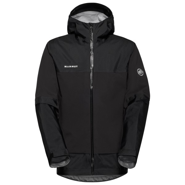 Mammut - Ducan Guide Hardshell Hooded Jacket - Regenjacke Gr L schwarz von mammut