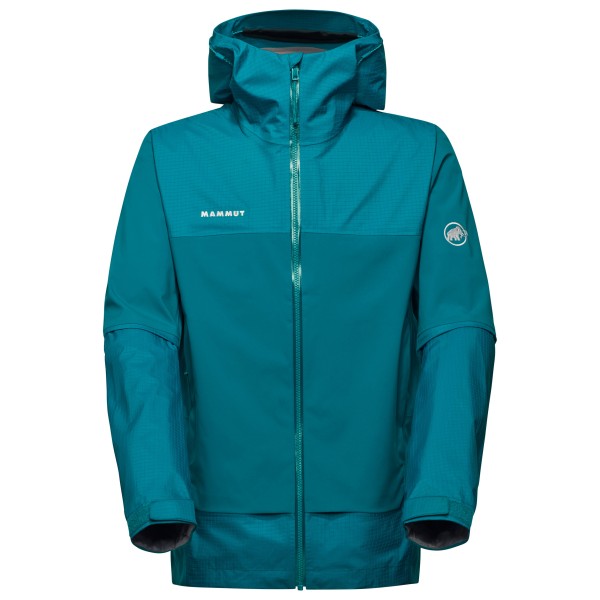 Mammut - Ducan Guide Hardshell Hooded Jacket - Regenjacke Gr XXL türkis von mammut