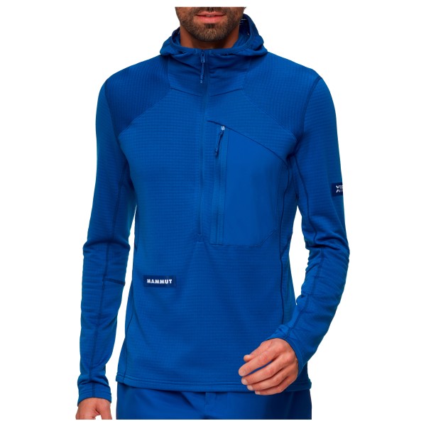 Mammut - Eiger Nordwand Advanced First Layer Half Zip - Fleecejacke Gr XXL blau von mammut