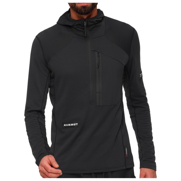 Mammut - Eiger Nordwand Advanced First Layer Half Zip - Fleecejacke Gr XXL schwarz von mammut