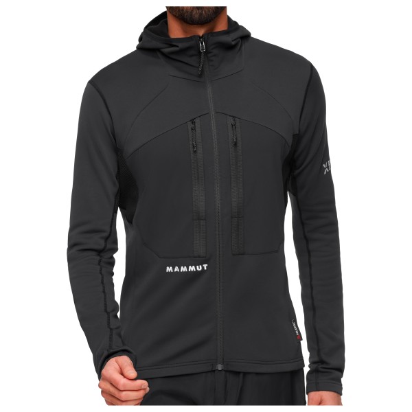 Mammut - Eiger Nordwand Advanced Midlayer Hooded Jacket - Fleecejacke Gr XXL schwarz von mammut