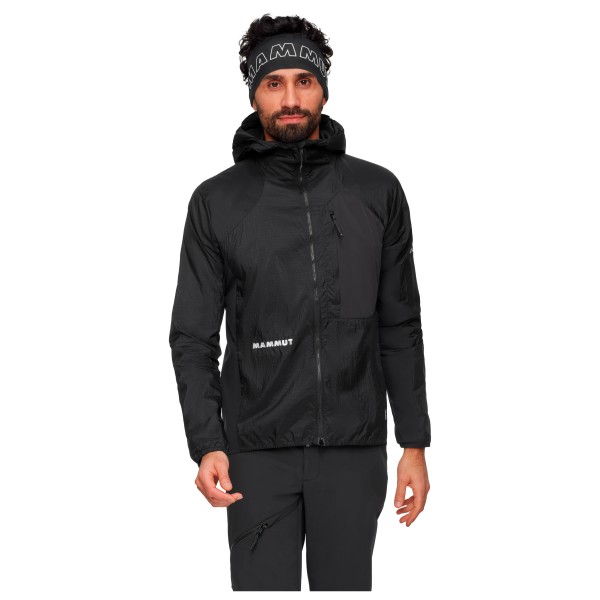 Mammut - Eiger Nordwand Advanced Windbreaker Hooded Jacket - Softshelljacke Gr L schwarz von mammut