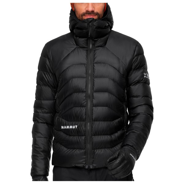 Mammut - Eiger Nordwand Light Down Insulation Hooded Jacket - Daunenjacke Gr M schwarz von mammut