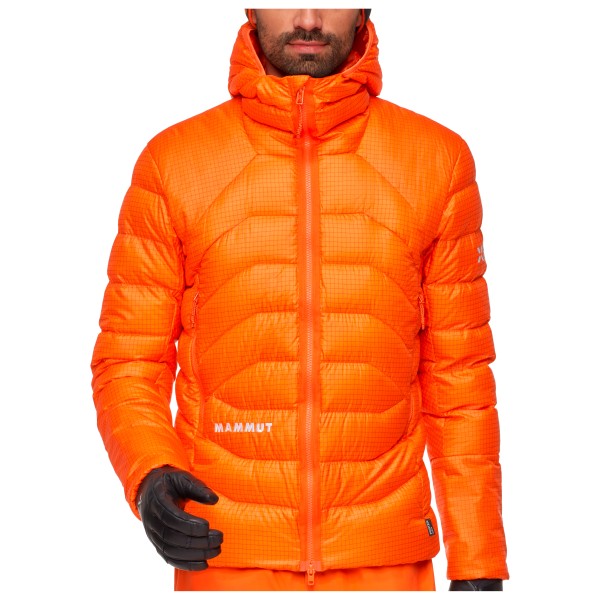 Mammut - Eiger Nordwand Light Down Insulation Hooded Jacket - Daunenjacke Gr S orange von mammut