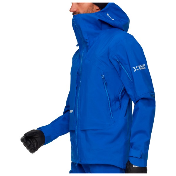 Mammut - Eiger Nordwand Pro Hardshell Hooded Jacket - Regenjacke Gr M blau von mammut