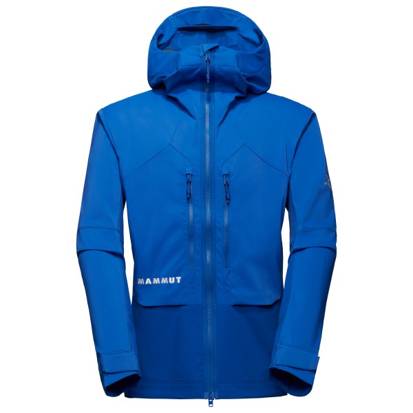 Mammut - Eiger Nordwand Pro Softshell Hooded Jacket - Softshelljacke Gr S blau von mammut