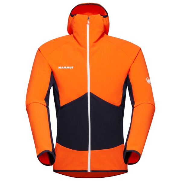 Mammut - Eiger Speed ML Hybrid Hooded Jacket - Fleecejacke Gr M orange von mammut