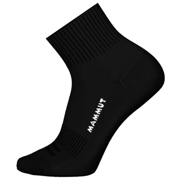 Mammut - Everyday Quarter 3-Pack - Multifunktionssocken Gr 45-47 schwarz von mammut