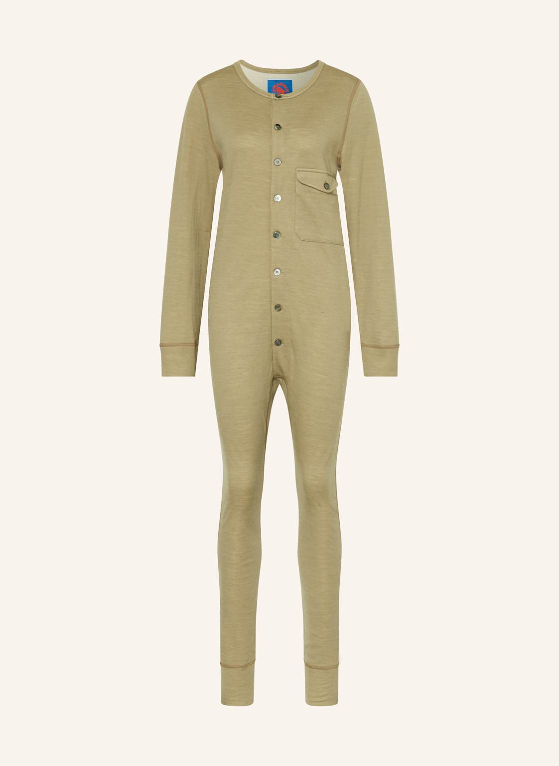 Mammut Funktionswäsche-Jumpsuit Direttissima Mit Merinowolle beige von mammut
