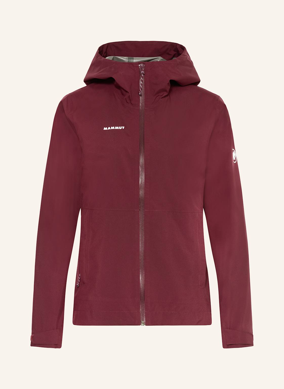 Mammut Hardshell-Jacke Linard Light Hs Hooded rot von mammut