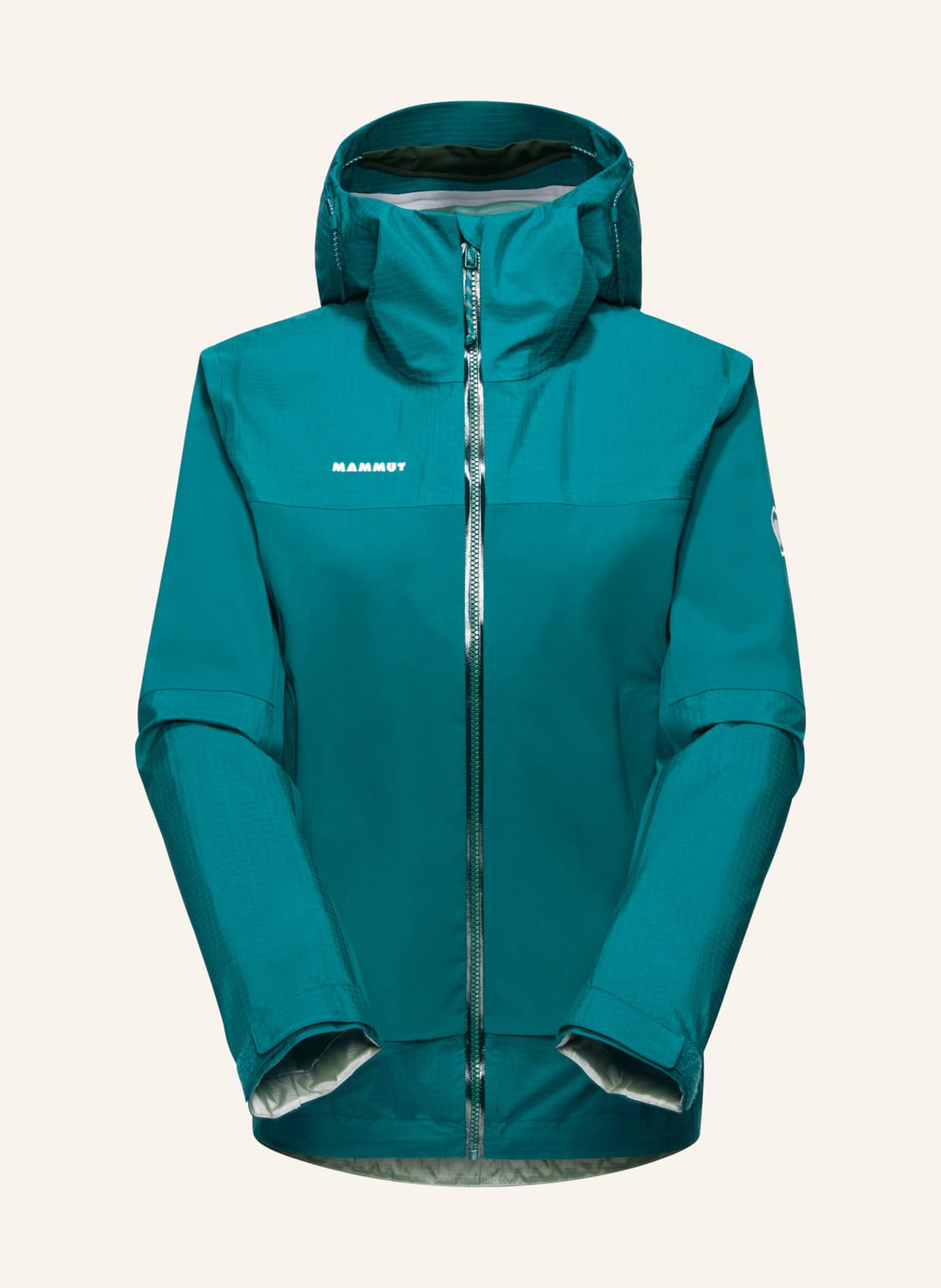 Mammut Hardshelljacke Ducan Guide Hs Mit Kapuze gruen von mammut