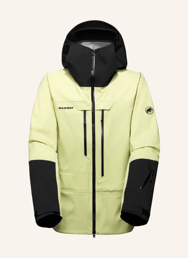Mammut Hardshelljacke Haldigrat Light Hs Mit Kapuze gelb von mammut