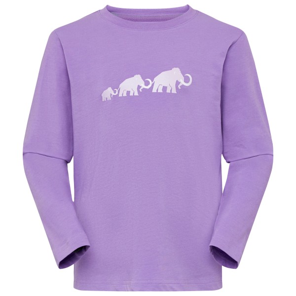 Mammut - Kid's Mammut Core Longsleeve Logo - Longsleeve Gr 140 lila von mammut