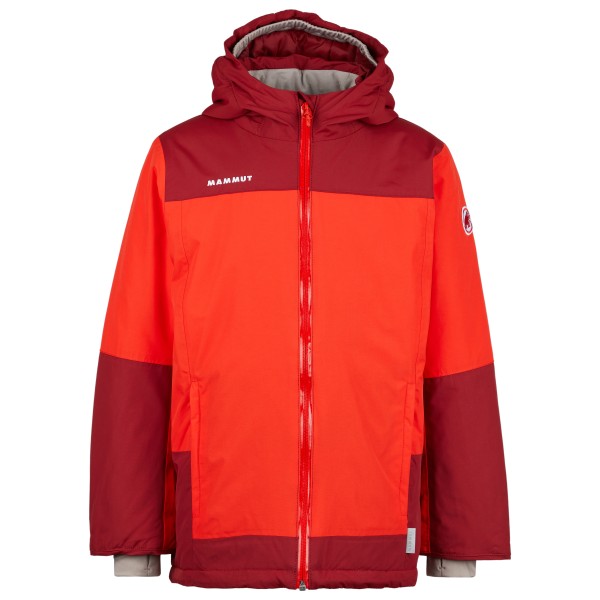 Mammut - Kid's Treeline Hardshell Thermo Hooded Jacket - Regenjacke Gr 116 rot von mammut