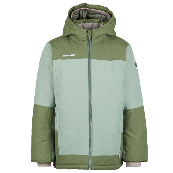 Mammut - Kid's Treeline Hardshell Thermo Hooded Jacket - Regenjacke Gr 140 grün von mammut