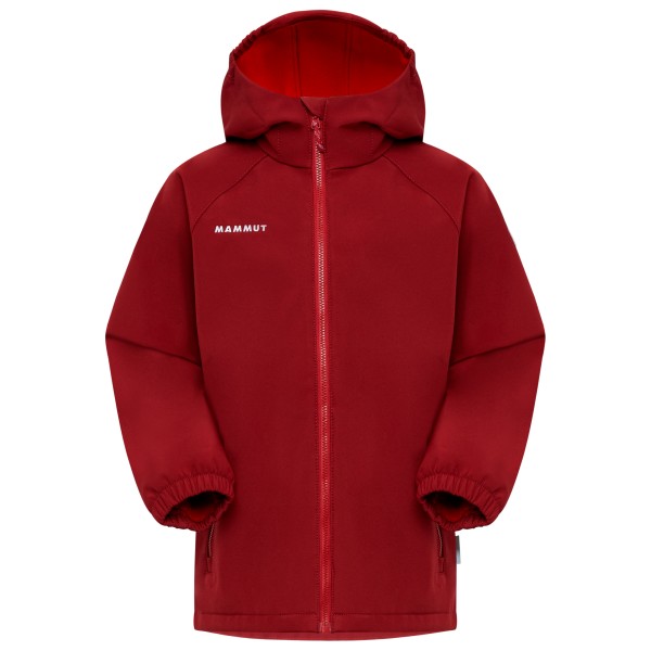 Mammut - Kid's Ultimate Comfort Softshell Hooded Jacket - Softshelljacke Gr 140 rot von mammut