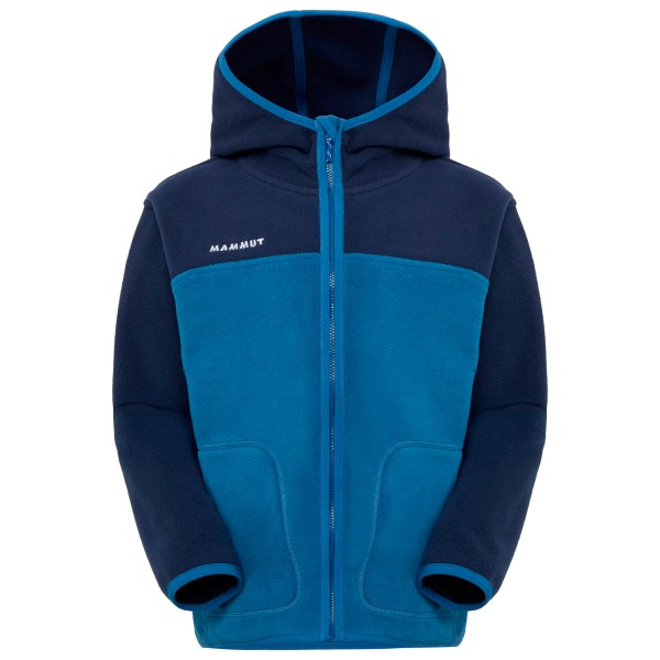Mammut - Kid's Waymarker Midlayer Hooded Jacket - Fleecejacke Gr 128 blau von mammut