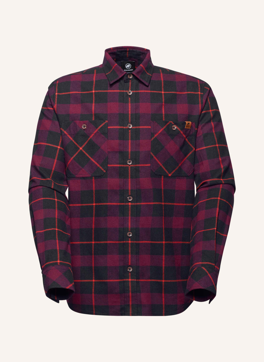 Mammut Langarmshirt Alvra schwarz von mammut