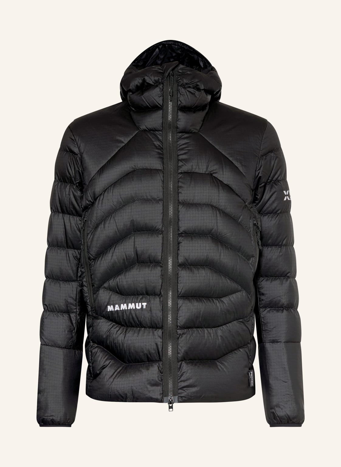 Mammut Lightweight-Daunenjacke Eiger Nordwand Light Down In Hooded schwarz von mammut