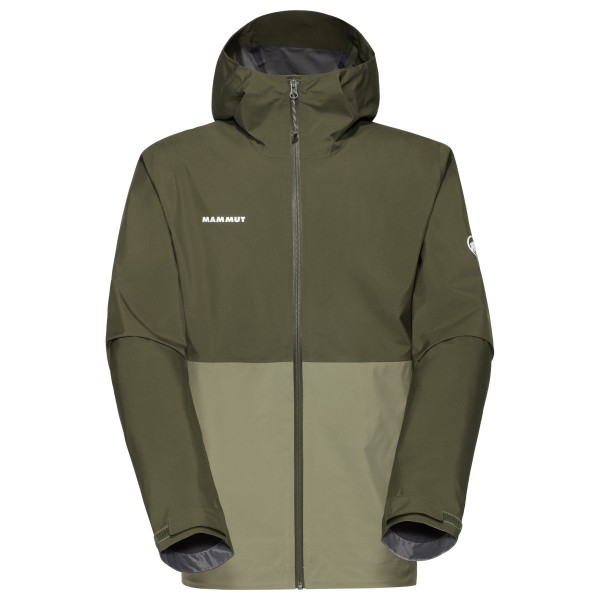 Mammut - Linard Light Hardshell Hooded Jacket - Regenjacke Gr XXL oliv von mammut