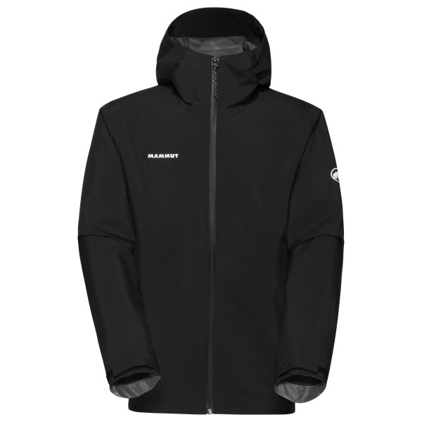 Mammut - Linard Light Hardshell Hooded Jacket - Regenjacke Gr XXL schwarz von mammut