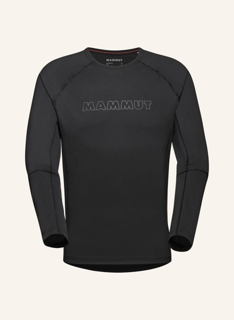 Mammut Longsleeve Selun Fl Logo schwarz von mammut