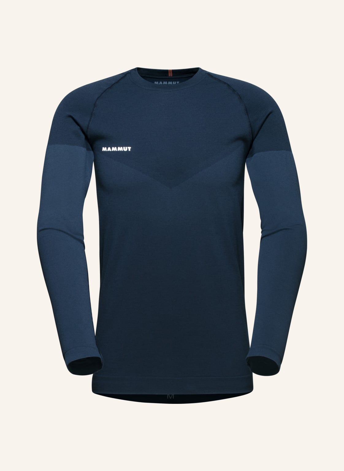 Mammut Longsleeve Trift Mit Merinowolle blau von mammut