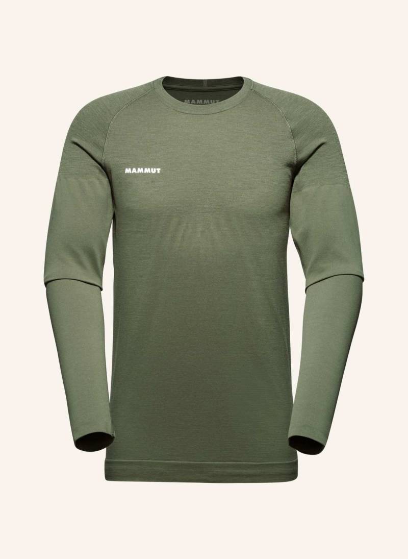 Mammut Longsleeve Trift Mit Merinowolle gruen von mammut