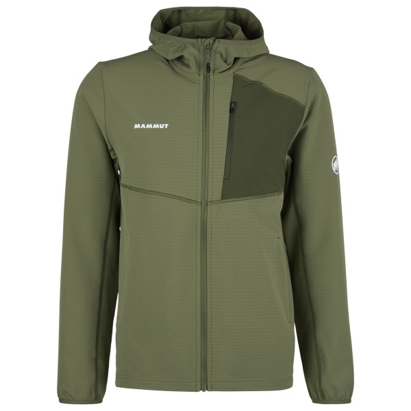 Mammut - Madris Light Midlayer Hooded Jacket - Fleecejacke Gr S oliv von mammut