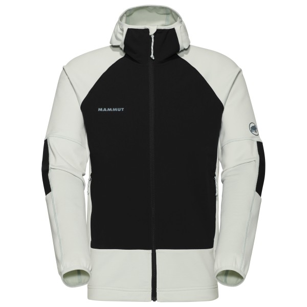Mammut - Massone Midlayer Hooded Jacket - Fleecejacke Gr XXL schwarz/grau von mammut