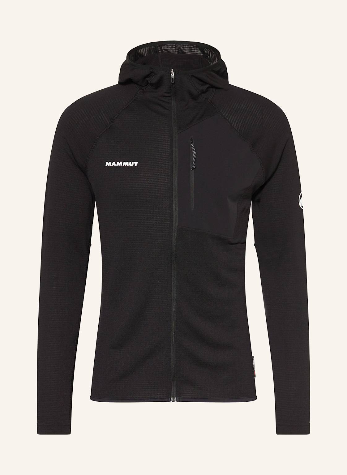 Mammut Midlayer Aenergy Light Hooded schwarz von mammut