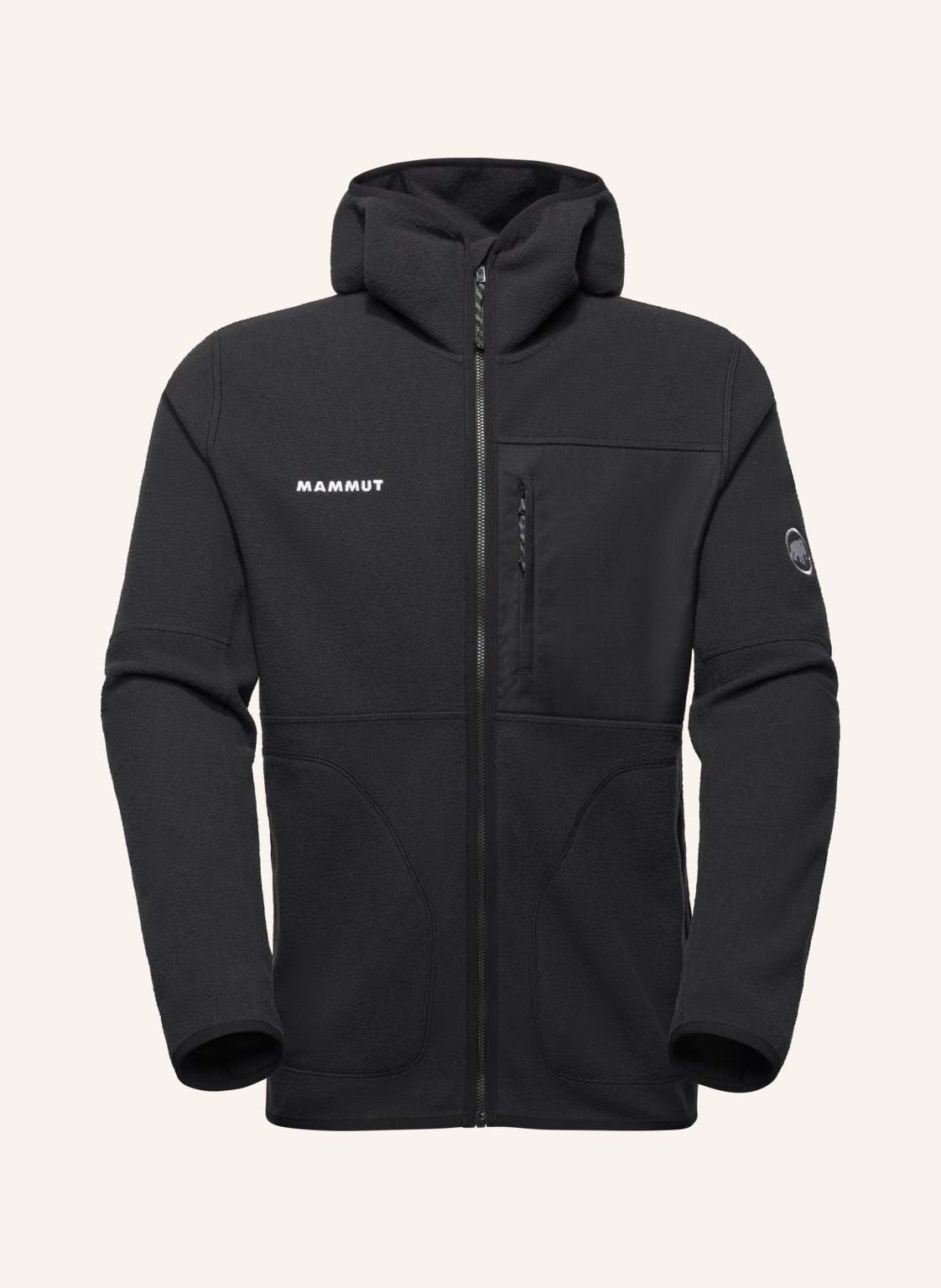 Mammut Midlayerjacke Tamaro Ml Mit Kapuze schwarz von mammut