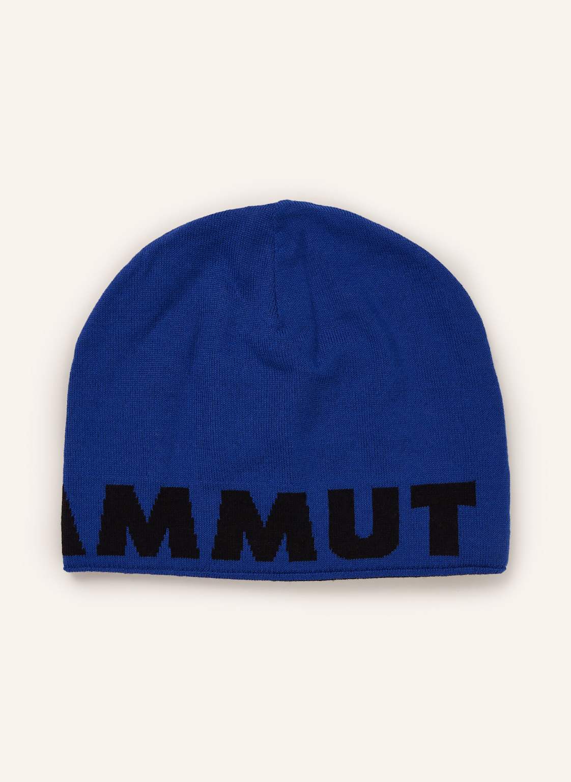 Mammut Mütze Logo Beanie blau von mammut