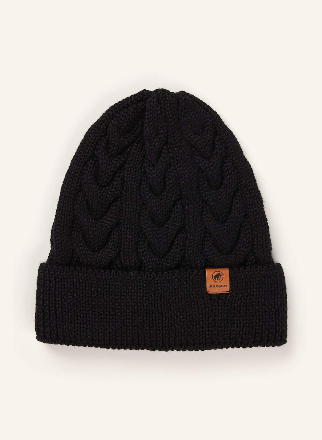 Mammut Mütze Valbella schwarz von mammut