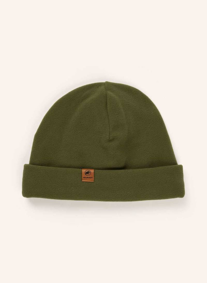 Mammut Multifunktionsmütze Fleece Beanie gruen von mammut