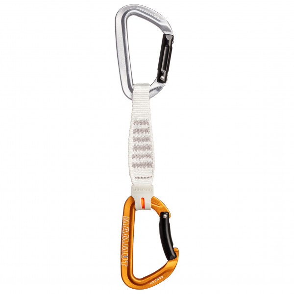 Mammut - Sender Keylock Quickdraws - Express-Set Gr 12 cm grau/ gold ii von mammut