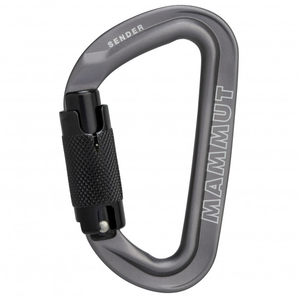 Mammut - Sender Twistlock Carabiner - Verschlusskarabiner grau von mammut