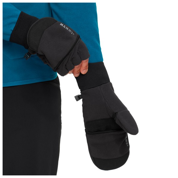 Mammut - Shelter Softshell Convertible Mitten - Handschuhe Gr 11 schwarz von mammut