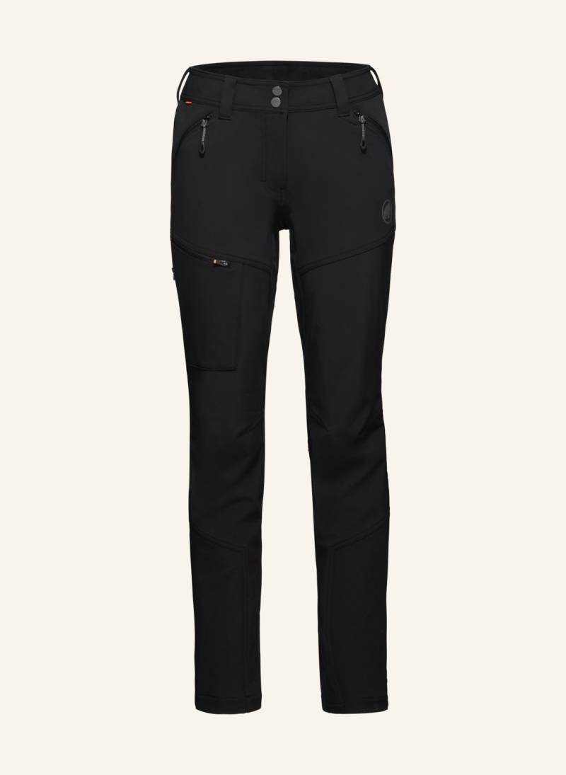 Mammut Softshellhose Zinal Guide Hybrid schwarz von mammut
