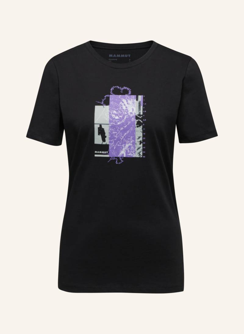 Mammut T-Shirt Mammut Core Alpine Flower schwarz von mammut