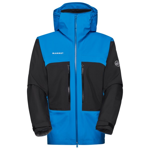 Mammut - Taiss Hardshell Hooded Jacket - Regenjacke Gr XXL blau/schwarz von mammut