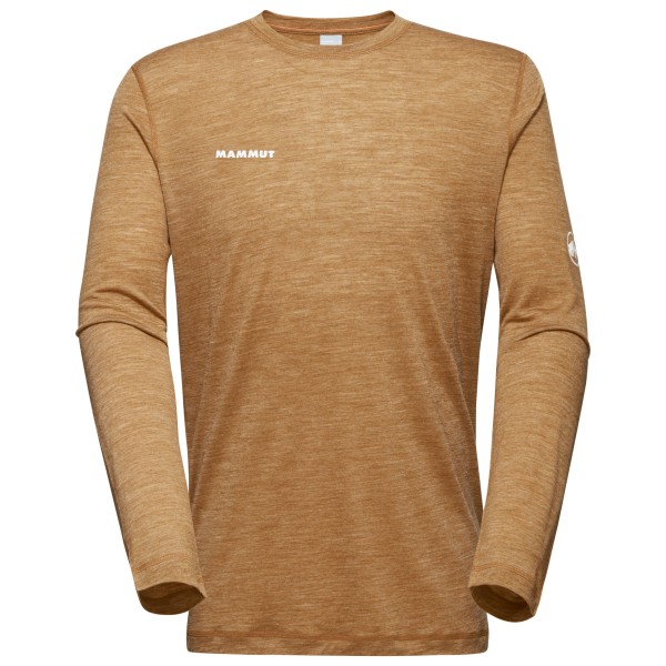 Mammut - Tree Wool Firstlayer Longsleeve - Funktionsshirt Gr L;M;S;XL;XXL beige/braun;schwarz von mammut