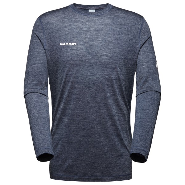 Mammut - Tree Wool Firstlayer Longsleeve - Funktionsshirt Gr XXL blau von mammut