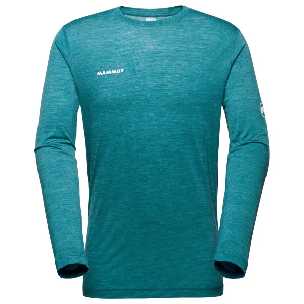 Mammut - Tree Wool Firstlayer Longsleeve - Funktionsshirt Gr XXL türkis von mammut